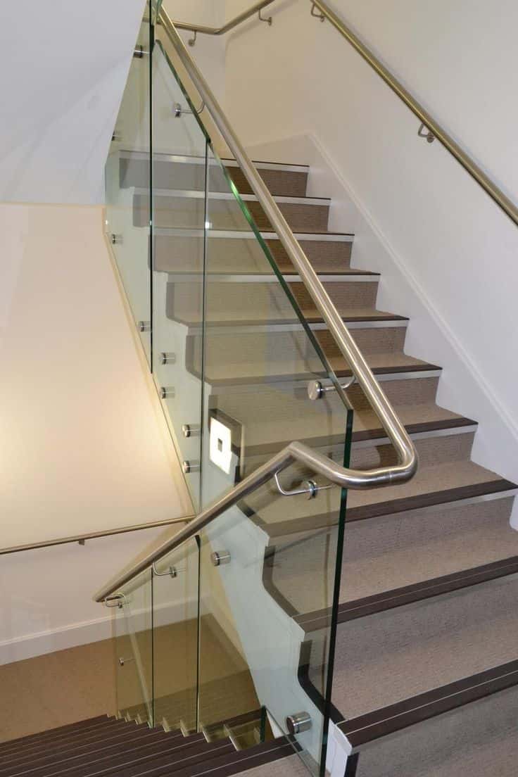 Steel Railing & Toughened Glass
